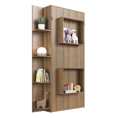 Cama Solteiro Vancouver Articulável 4 Prateleiras Mel - Art In Móveis