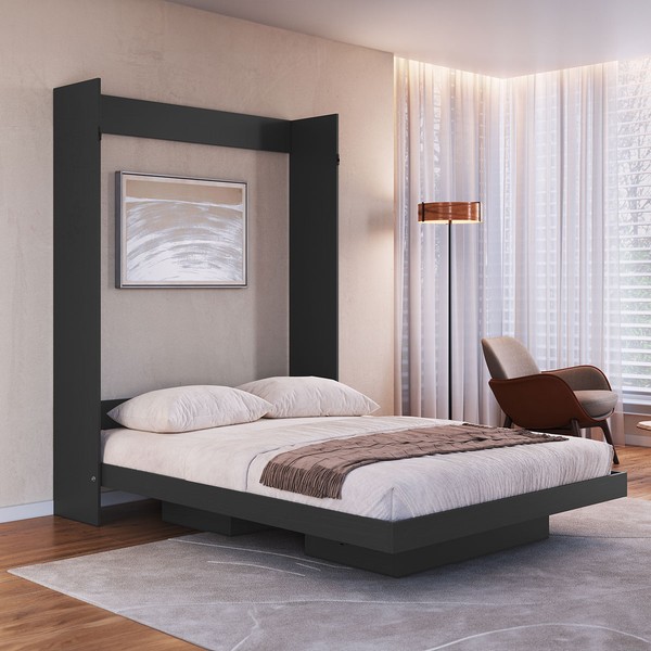 Cama Casal Vancouver Articulável Grafite - Art In Móveis