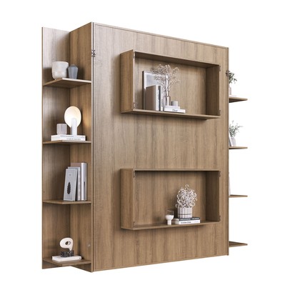 Cama Casal Vancouver Articulável 8 Prateleiras Mel - Art In Móveis