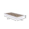 Cama Solteiro Zurique Branco - Art In Móveis