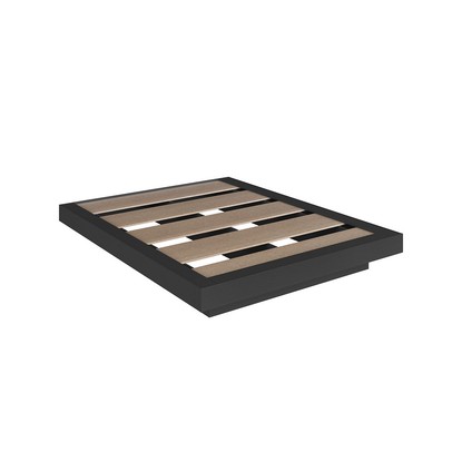 Cama Queen Zurique Grafite - Art In Móveis