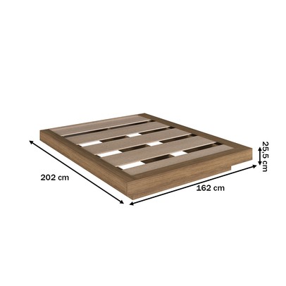 Cama Queen Zurique Mel - Art In Móveis