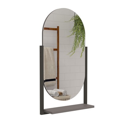 Espelho Decorativo Ori Metalon 100% Mdf Titanium - Mgm Móveis