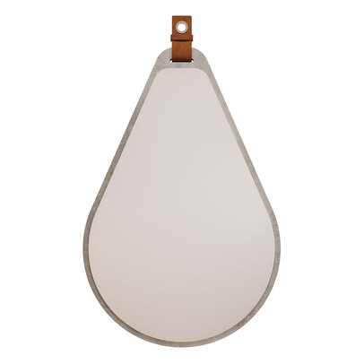 Espelho Decorativo Gota 100% Mdf Cimento - Mgm Móveis