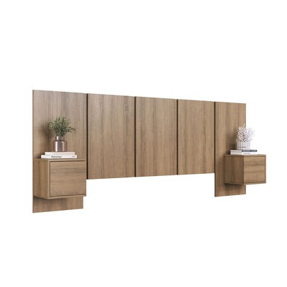 Cabeceira Casal Zurique 2 Portas Mel - Art In Móveis