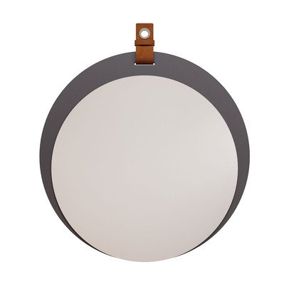 Espelho Decorativo Lua 100% Mdf Titanium - Mgm Móveis