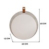 Espelho Decorativo Lua 100% Mdf Cimento - Mgm Móveis