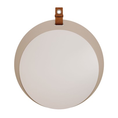 Espelho Decorativo Lua 100% Mdf Cappuccino - Mgm Móveis