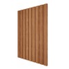 Painel Ripado 80cm 100% Mdf Freijó/Marrom - Mgm Móveis