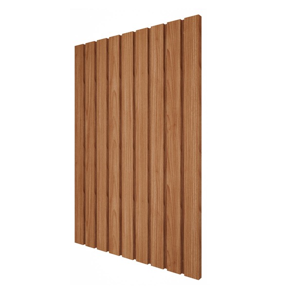 Painel Ripado 80cm 100% Mdf Freijó/Marrom - Mgm Móveis