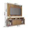 Rack com Painel para TV Até 70 Polegadas Aegon Buriti/Fendi - Caemmun