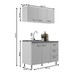 Cozinha Compacta Kiara 5 Portas 3 Gavetas Branco - Pnr Móveis