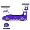Cama Infantil Carro Rally 100% Mdf Azul - Gelius