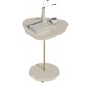 Mesa Canto Bia 60 Cm 100% Mdf Off White - Artely