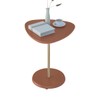 Mesa Canto Bia 60 Cm 100% Mdf Terracota - Artely