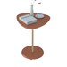Mesa Canto Bia 60 Cm 100% Mdf Terracota - Artely