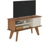 Rack para TV Até 50 Polegadas Frank Cinamomo/Off White  - Artely