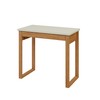 Mesa para Escritório Industrial 80cm com 1 Gaveta - Off White/Freijó