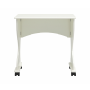 Mesa Dobrável com Rodízios Basic Off White - Dalla Costa