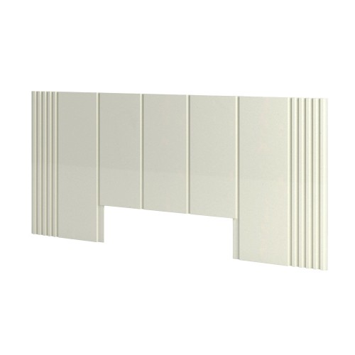 Cabeceira Queen 270cm Ripada Off White - Dalla Costa