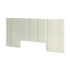 Cabeceira Queen 270cm Ripada Off White - Dalla Costa