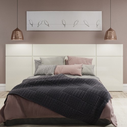 Cabeceira Casal Basic Off White - Dalla Costa