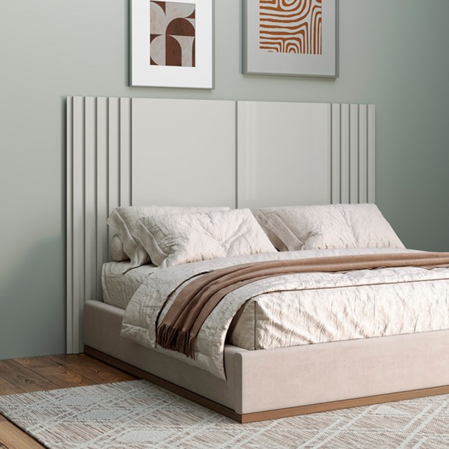 Cabeceira Solteiro Basic Off White - Dalla Costa