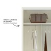 Guarda-Roupa 2 Portas de Correr 2 Gavetas Basic Off White - Dalla Costa