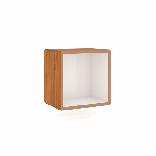 Nicho Quadrado 100% Mdf Basic Tb155 Freijó/Off White - Dalla Costa