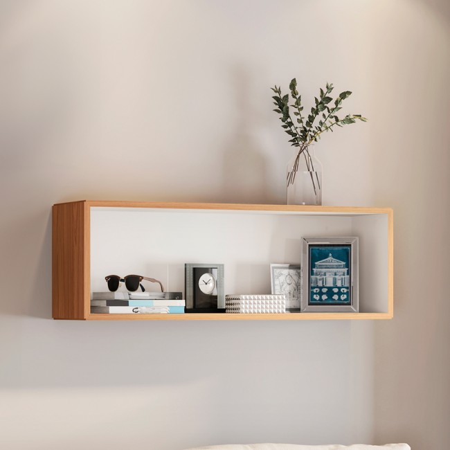 Nicho Retangular 100% Mdf Basic Tb157 Freijó/Off White - Dalla Costa