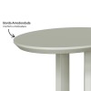 Mesa de Canto Nature Off White - Dalla Costa