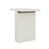 Mesa de Canto Robust Off White/Freijó - Dalla Costa