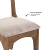 Cadeiras Kit 2 Cadeiras 100% Mdf Ca18/2 N20 Nobre/Bege Rústico - Dalla Costa
