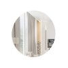 Painel Espelhado Redondo Decorativo Basic  Es10 Off White - Dalla Costa