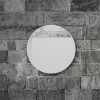 Painel Espelhado Redondo Decorativo Basic  Es10 Off White - Dalla Costa