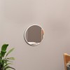 Painel  Espelhado Redondo Decorativo Basic Es9 Off White - Dalla Costa
