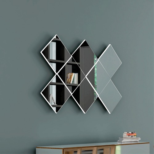 Painel Espelhado Decorativo Basic Tb83 Off White - Dalla Costa