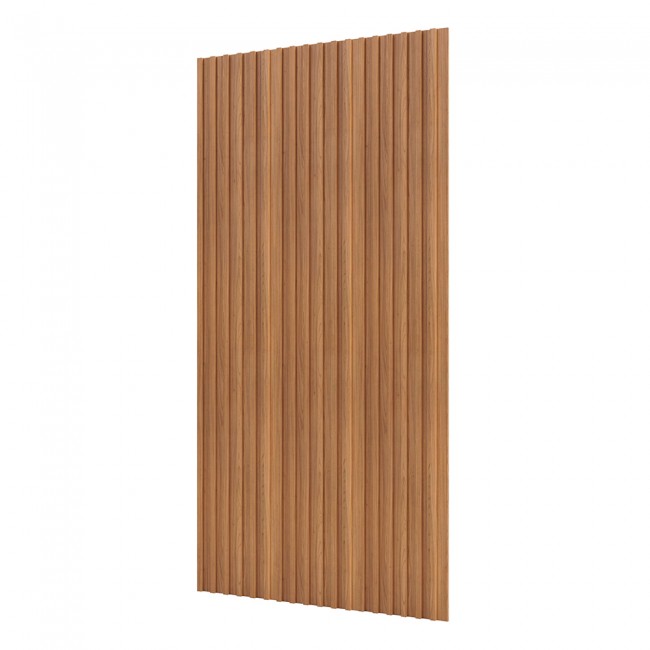 Painel  Decorativo Ripado Pa75 Freijó - Dalla Costa