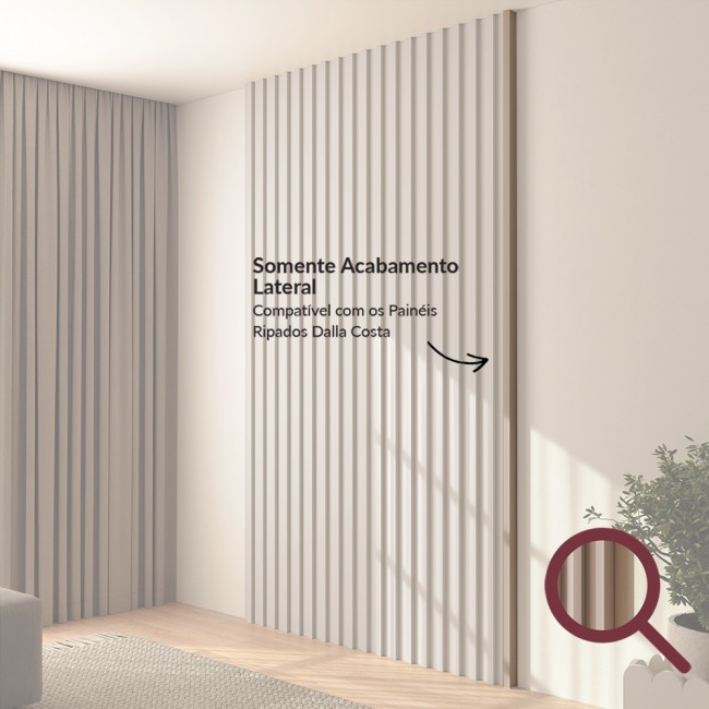 Acabamento Lateral Painel Ripado P11 Fendi - Dalla Costa