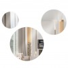 Espelhos Kit 3 Painéis Espelhados Redondos Decorativos Basic Es15 Off White - Dalla Costa