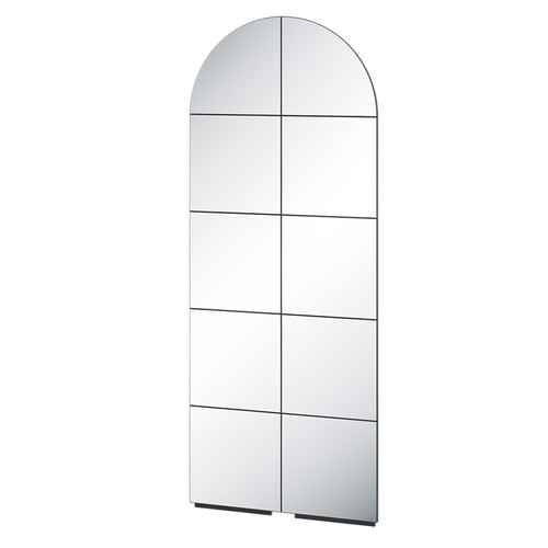 Painel Espelhado Decorativo Vertical Nature Preto - Dalla Costa