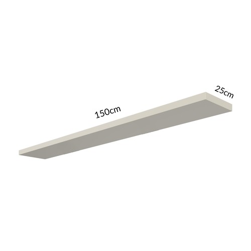 Prateleira 150cm Basic Off White - Dalla Costa