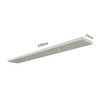 Prateleira com Led 150cm Basic Off White - Dalla Costa