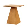 Mesa Lateral Pirâmide 60cm 100% Mdf Carvalho Rosé