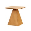 Mesa Lateral Pirâmide 50cm 100% Mdf - Carvalho Rosé