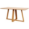 Mesa de Jantar 160cm 6 Lugares Carvalho Rosé - Dalla Costa