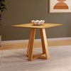 Mesa de Jantar 90cm 4 Lugares Carvalho Rosé - Dalla Costa