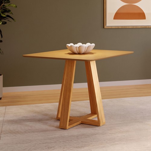 Mesa de Jantar 90cm 4 Lugares Carvalho Rosé - Dalla Costa