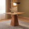 Mesa de Jantar Quadrada 105cm Base Pirâmide Pinhão - Dalla Costa