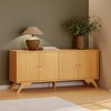 Balcão Buffet 180cm 4 Portas Carvalho Rosé - Dalla Costa